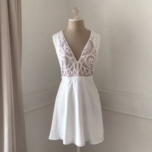 White Dress (great for graduation)